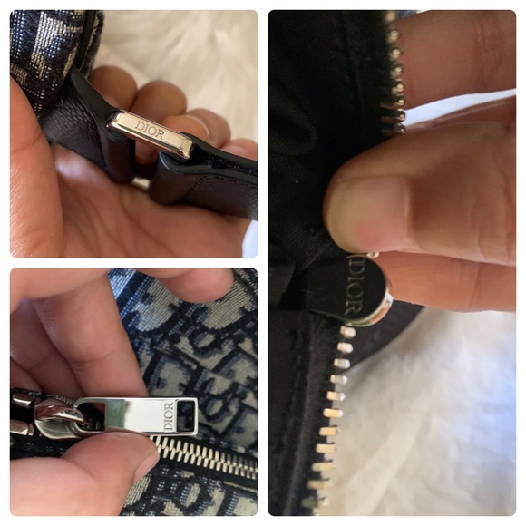 Dior Essentials saddle Bumbag Beige and Black Dior Oblique Jacquard - Picture 10 of 17